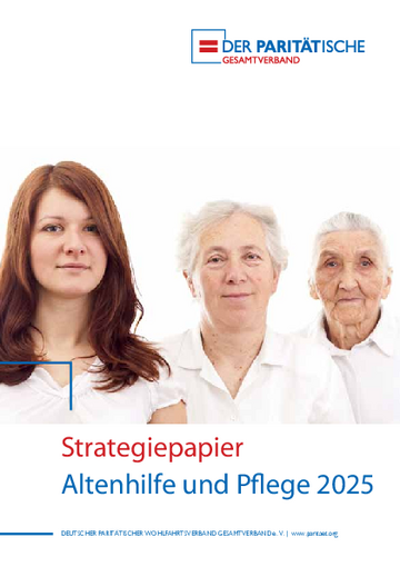 Strategiepapier Altenhilfe und Pflege 2025