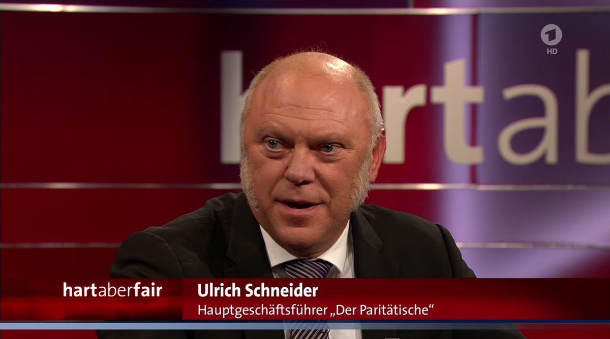 Ulrich Schneider zu Gast bei "hart aber fair" zum Thema Lebensversicherungen