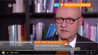 Prof. Dr. Rosenbrock im ZDF heute-journal zur Bürgerversicherung