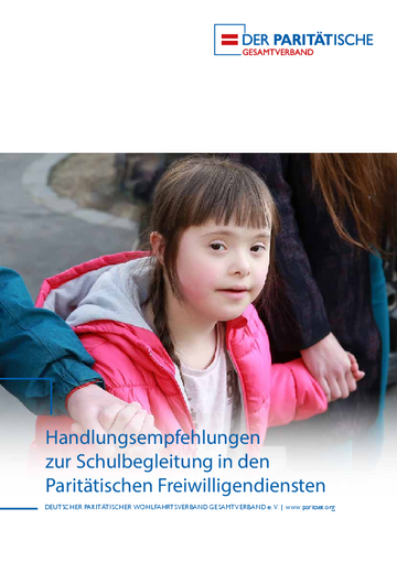 Handlungsempfehlungen zur Schulbegleitung in den Paritätischen Freiwilligendiensten