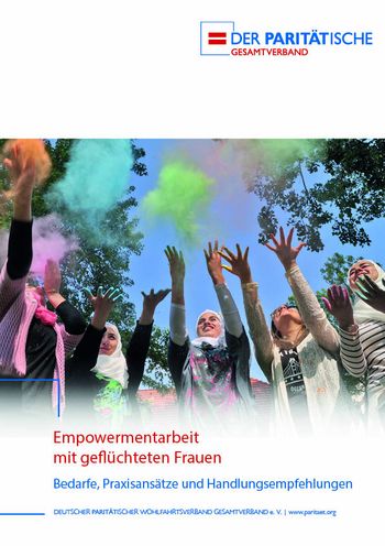 Titelbild Broschüre Empowerment für geflüchtete Frauen