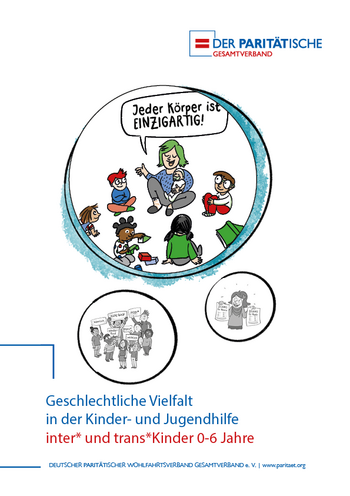 Titel der Broschüre "inter* und trans*Kinder 0-6 Jahre"