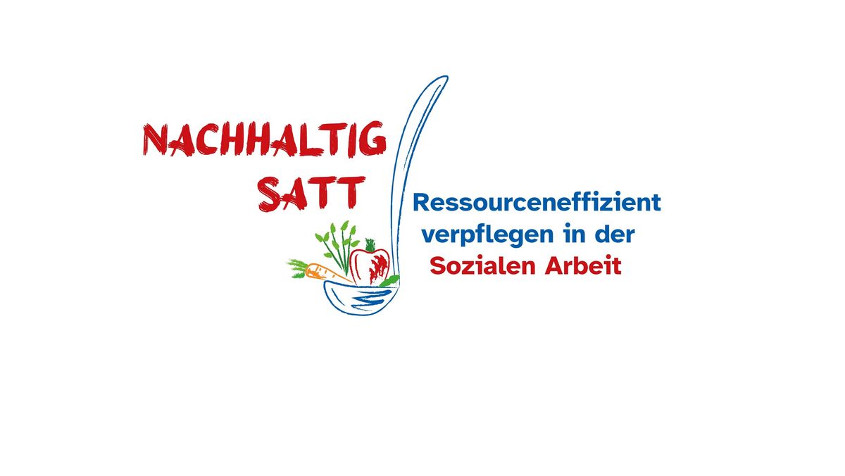 Das Bild zeigt das Logo des Projekts "Nachhaltig Satt".