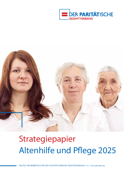 Strategiepapier Altenhilfe und Pflege 2025