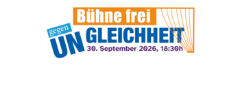 Logo Bühne frei gegen Ungleichheit