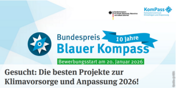 Gesucht: Die besten Projekte zur Klimavorsorge und Anpassung 2026