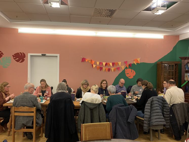 Mittagessen in der Community Kitchen