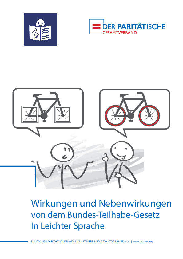 Wirkungen und Nebenwirkungen von dem Bundes-Teilhabe-Gesetz In Leichter Sprache Wirkungen und Nebenwirkungen von dem Bundes-Teilhabe-Gesetz In Leichter Sprache