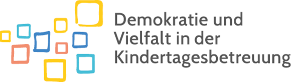Das Logo des Projekts "Demokratie und Vielfalt in der Kindertagesbetreuung".