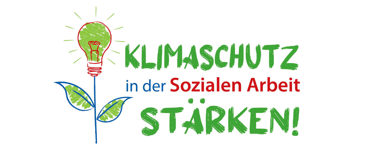 Logo: Klimaschutz in der Sozialen Arbeit stärken