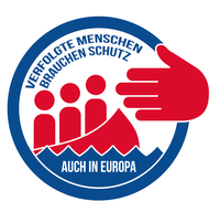 Logo "Berliner Erklärung zum Flüchtlingsschutz"