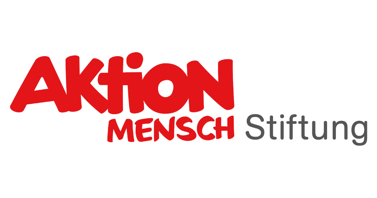 Logo mit großen Buchstaben: Aktion Mensch Stiftung