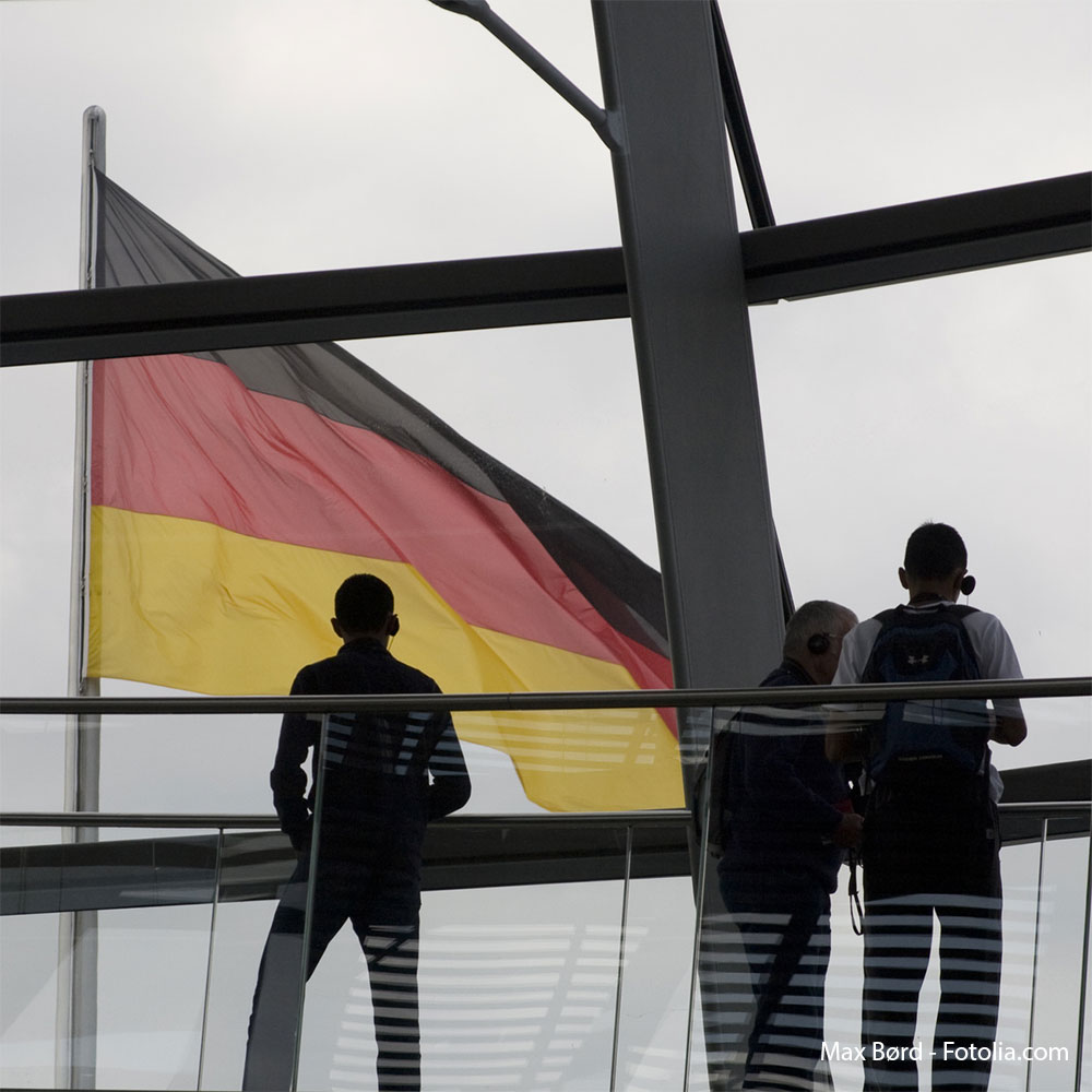 Die Kuppel des Deutschen Bundestages Foto: Max Bord