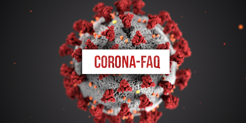 Coronavirus plus Text: Corona-FAQ