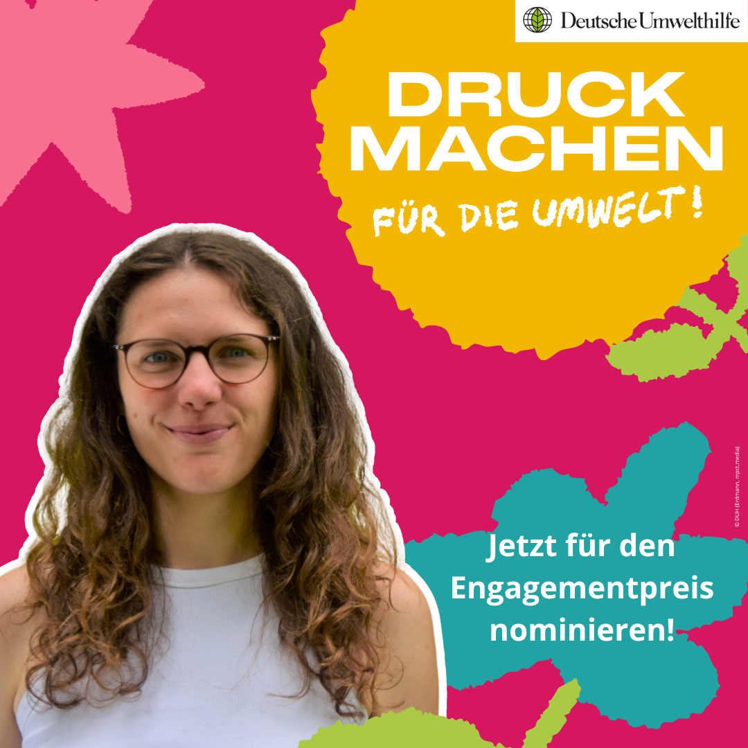 Druck machen für die Umwelt 