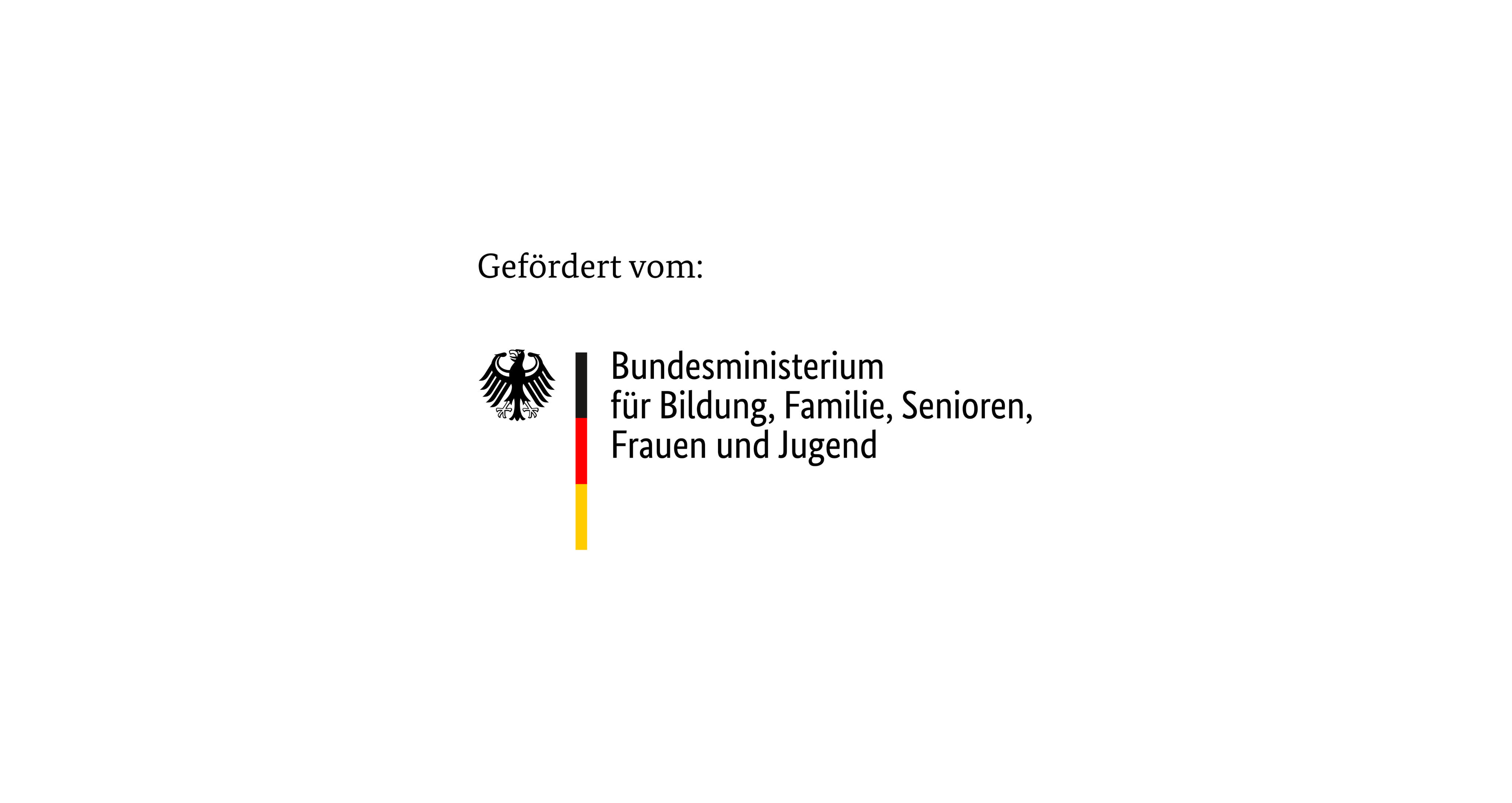 Förderlogo des Bundesministeriums für Bildung, Familie, Senioren, Frauen und Jugend